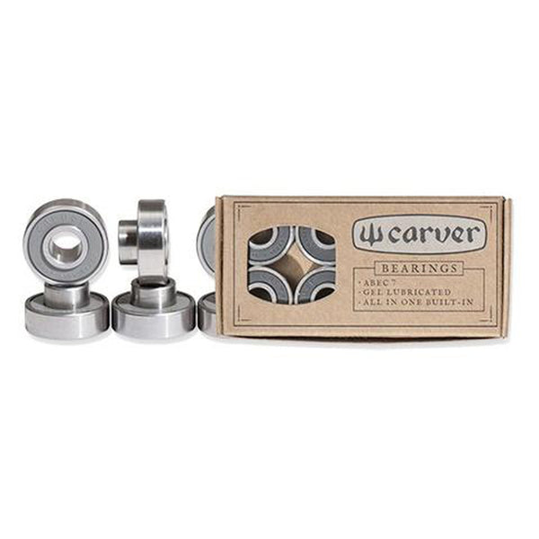 Carver Skateboards ABEC 7 Bearings Built In Spacers Carver