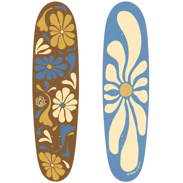 38" GrlSwirl LongSwirl - Deck Only - Carver Skateboards UK