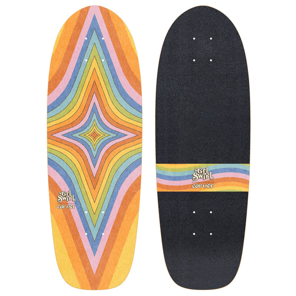 28" GrlSwirl Daydream - Deck Only - Carver Skateboards UK