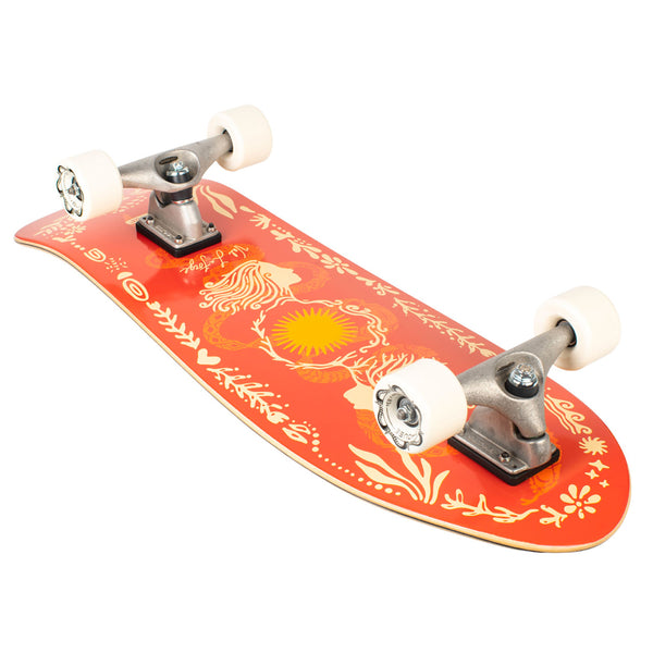31" GrlSwirl Sunflower - CX Complete - Carver Skateboards UK