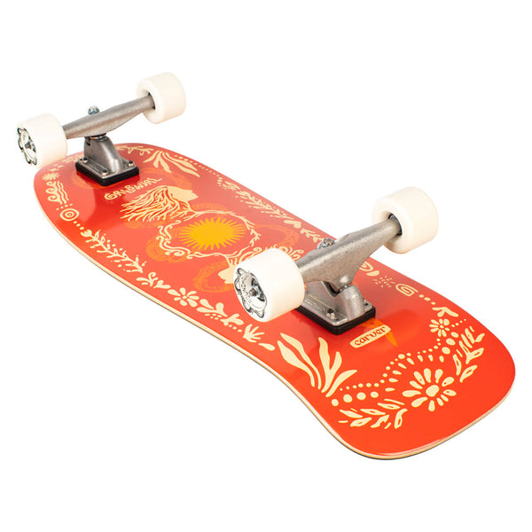 31" GrlSwirl Sunflower - Deck Only - Carver Skateboards UK
