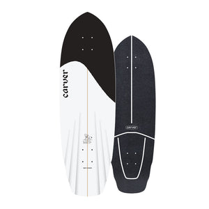 32.5" Black Tip - Deck Only - Carver Skateboards UK