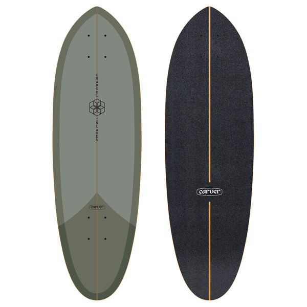 32.5" CI Mid Sage - Deck Only - Carver Skateboards UK