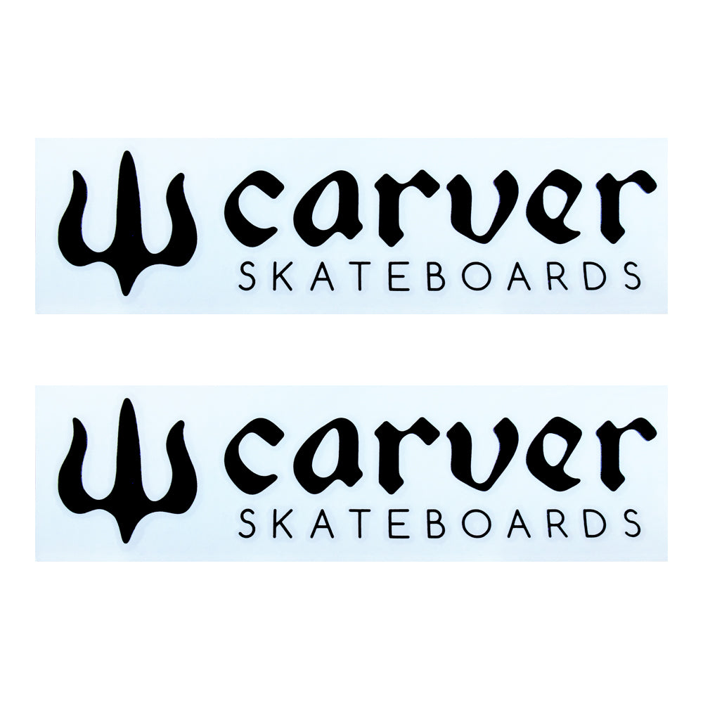 2x Surfboard Sticker - Carver Skateboards UK