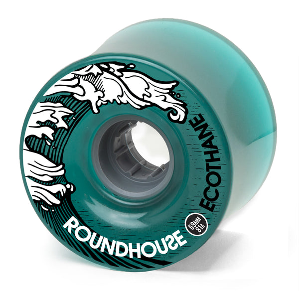 Roundhouse Wheels - Ecothane 69mm Aqua Concaves (81A) - Carver Skateboards UK